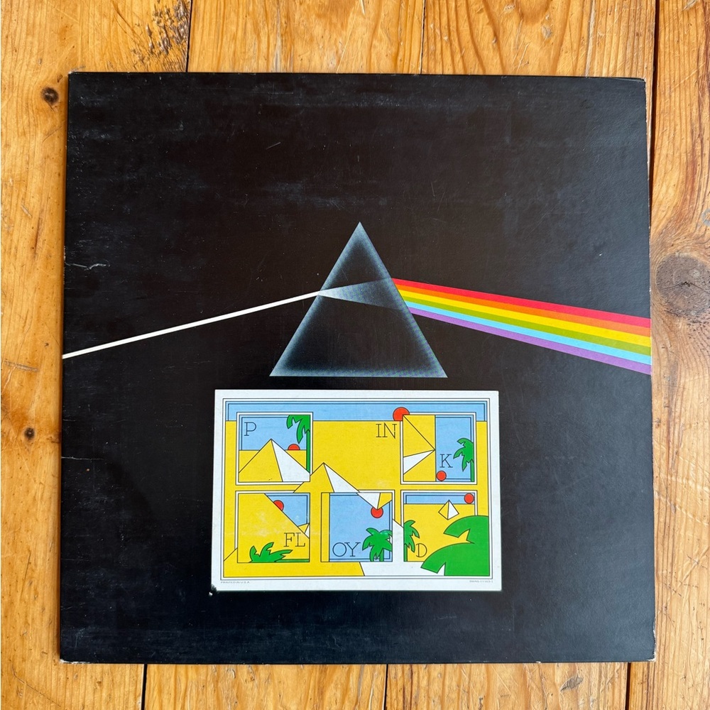 Pink Floyd, Dark Side Of The Moon,  EMPTY album cover. Use as replacement or art